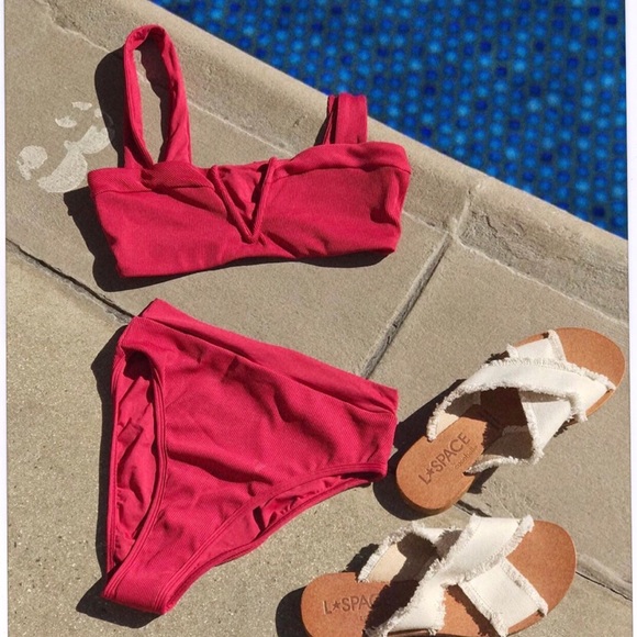 Frenchi High Waist Bottom - Strawberry - Picture 6 of 6